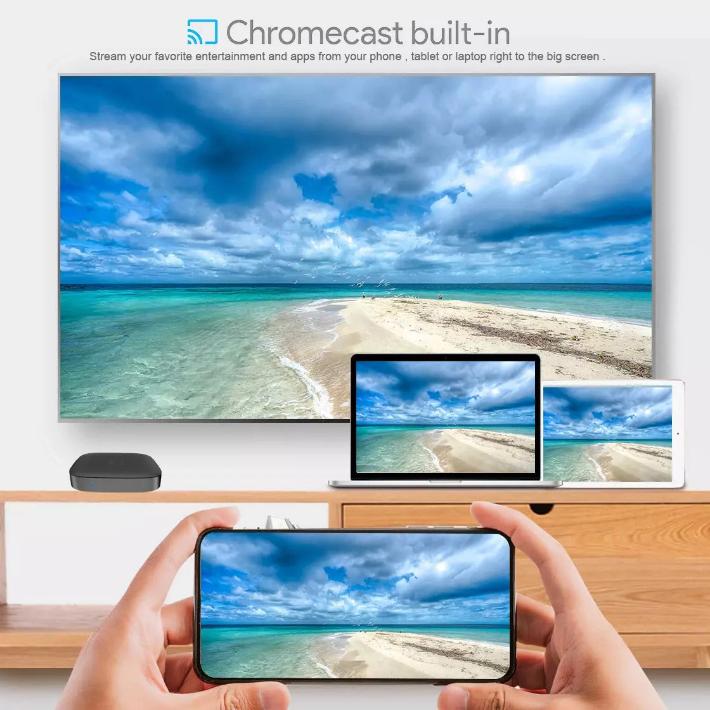 Google TV Chromecast 4K TV Box Android Google Certified Netflix Prime Video