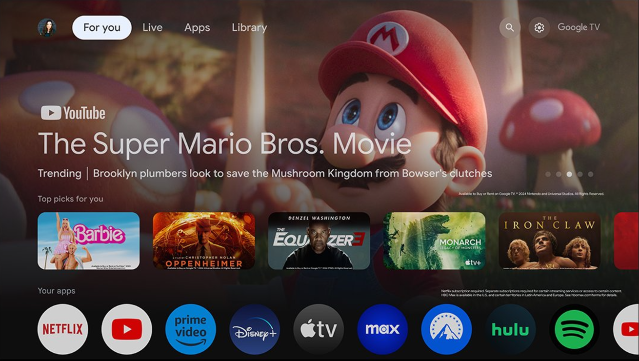 Google TV Chromecast 4K TV Box Android Google Certified Netflix Prime Video