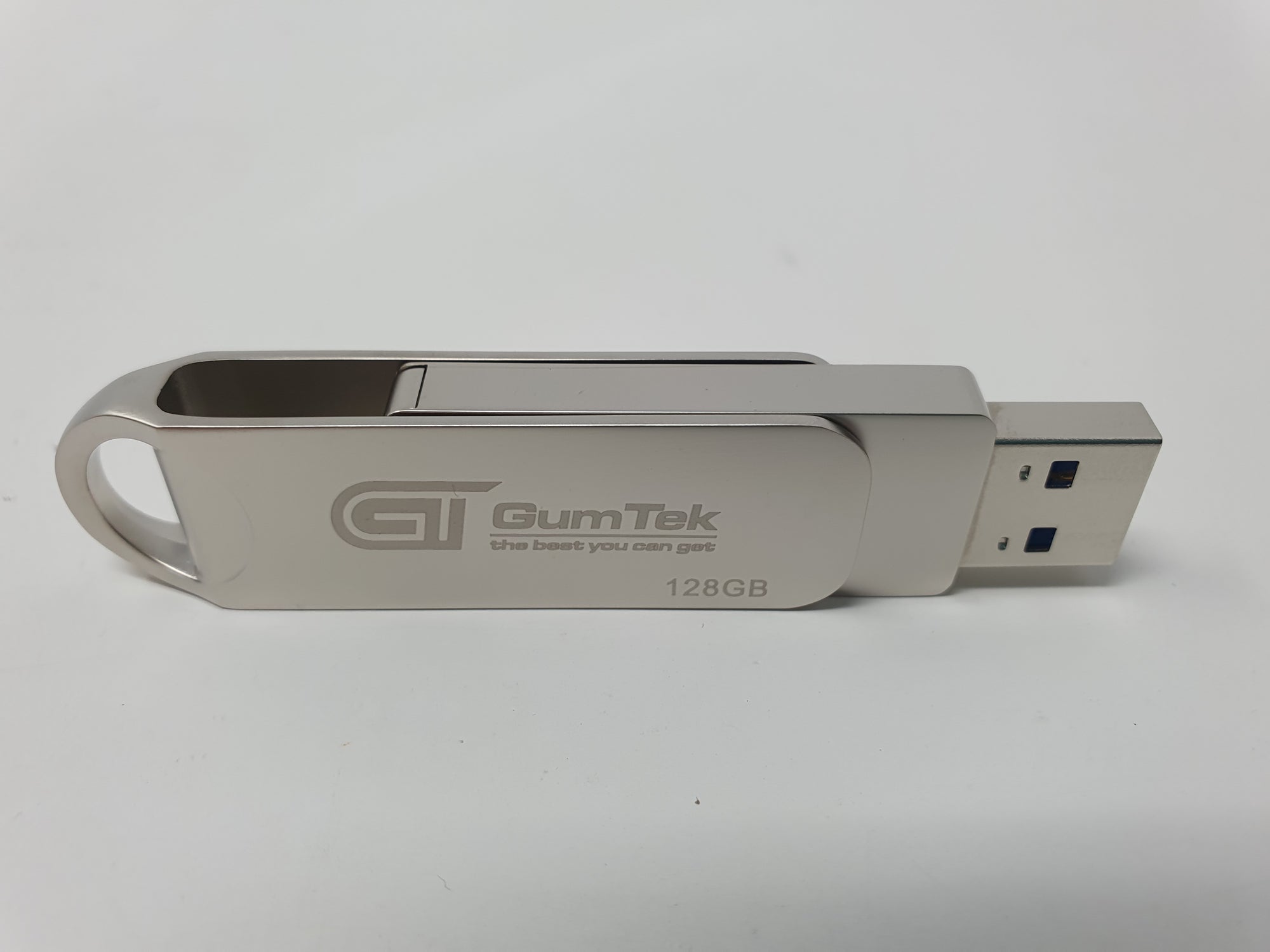 Gumtek 32/64/128GB USB 3.0 Metal Flash Drive High Speed Memory Stick Pen Drive Silver