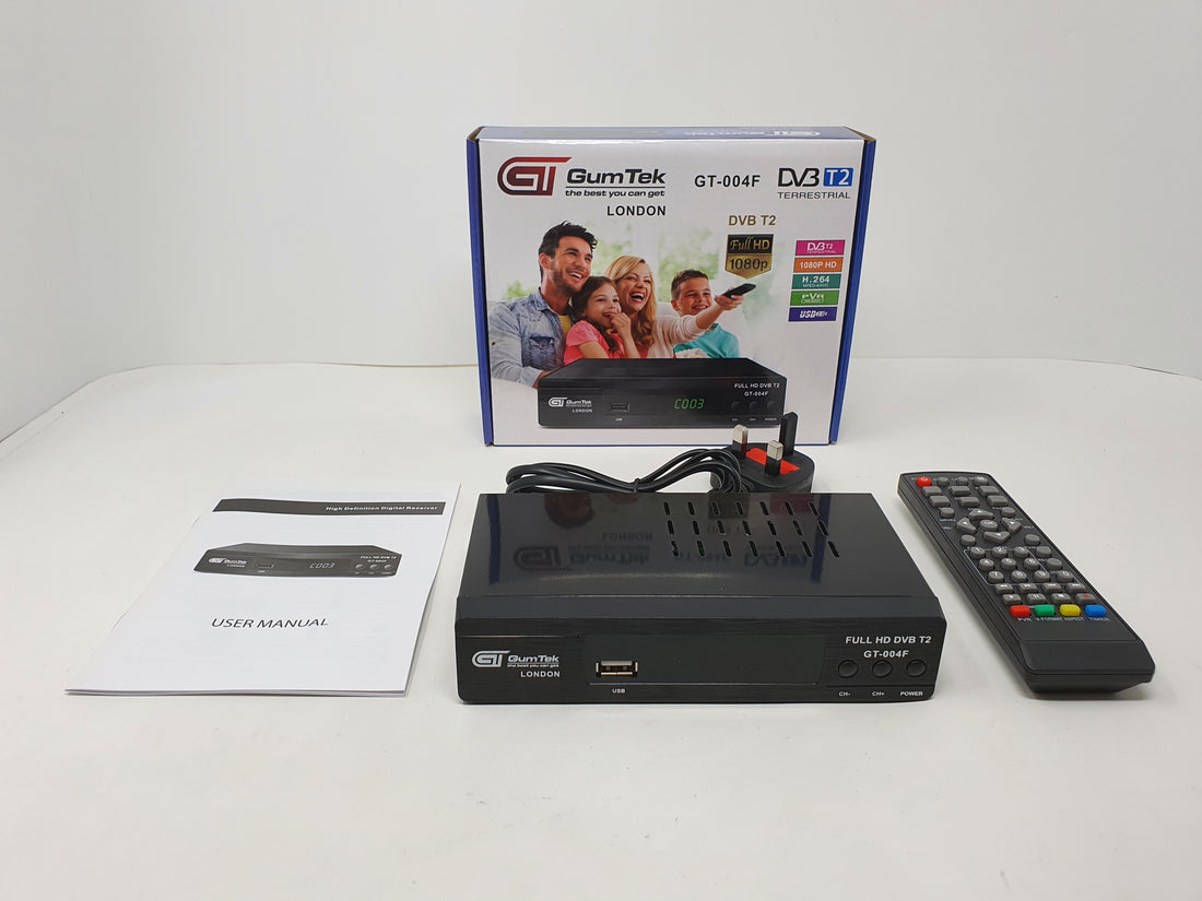 NEW Full HD Freeview Set Top Box 1080P RECORDER Digital TV Receiver New Software
