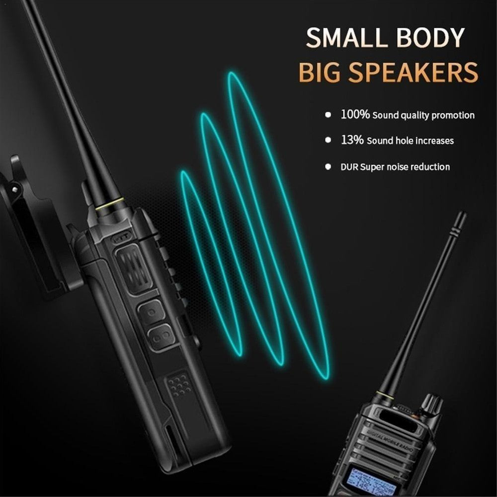Gumtek UV-9R Plus IP67 Waterproof UHF/VHF Walkie Talkie Two Way Radio +Earpiece