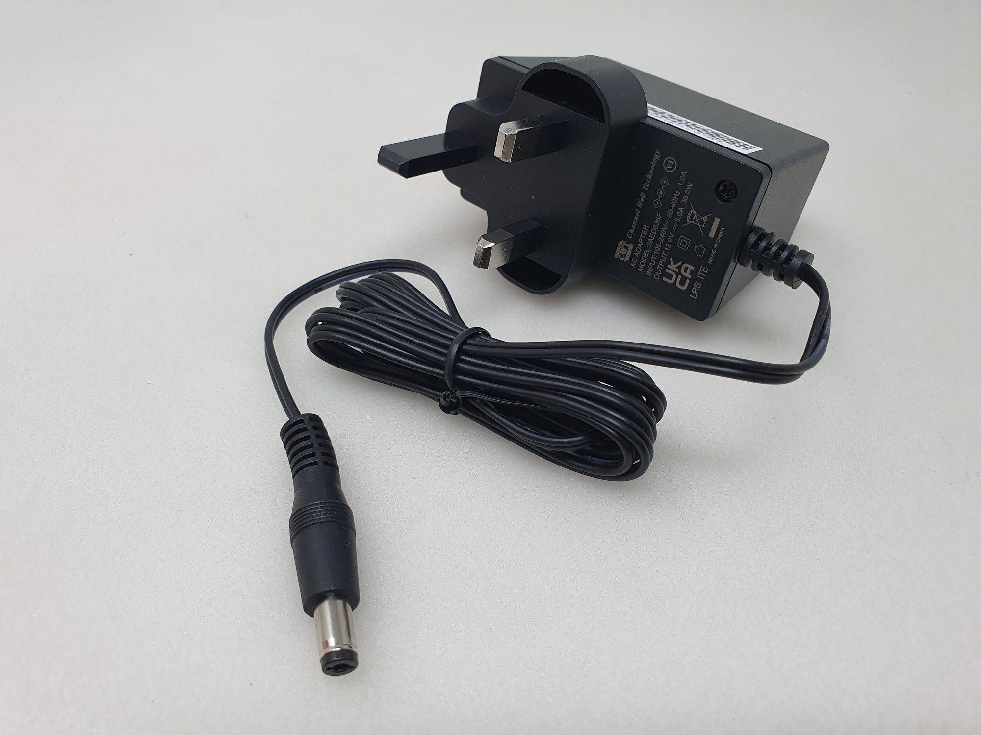 12V 3A Power Supply for Yamaha, Arturia & Behringer — 5.5×2.1mm Centre-Positive UK Adapter | GumTek GT2060
