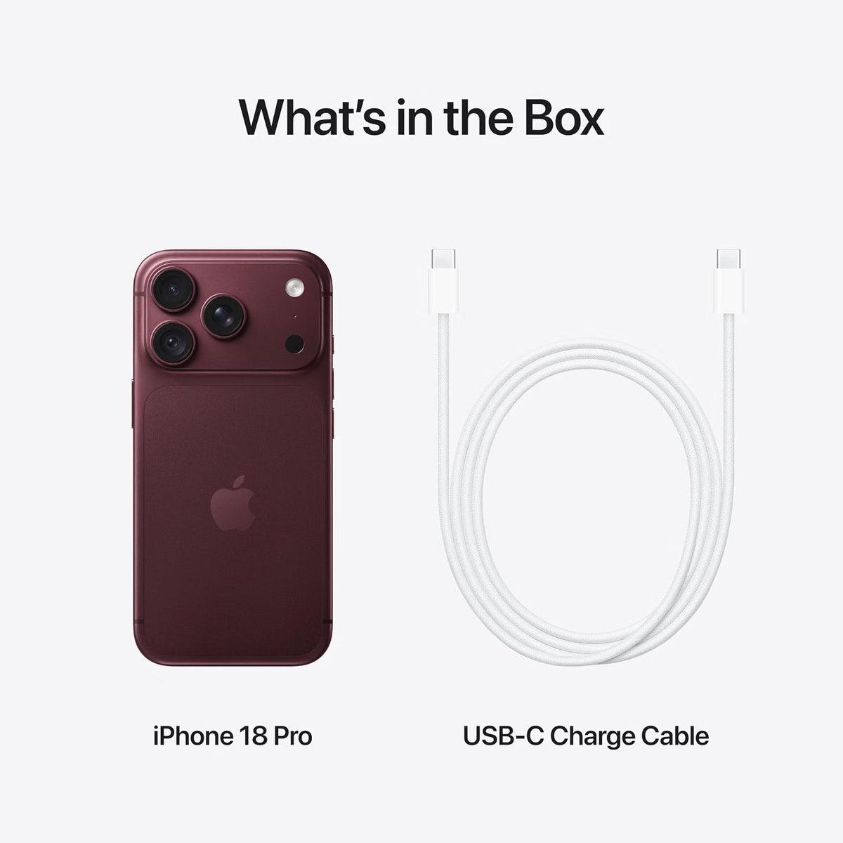 Apple iPhone 18 Pro Max - 256GB - Burgundy