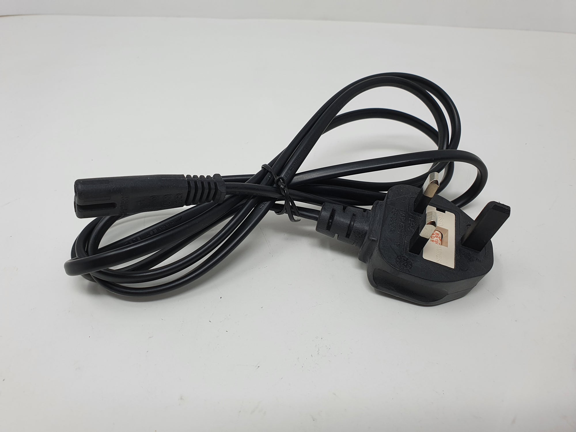 Mains Power Cable UK PLUG Figure 8 2PIN For Laptop DVD RADIO PS3 PS4 PS5