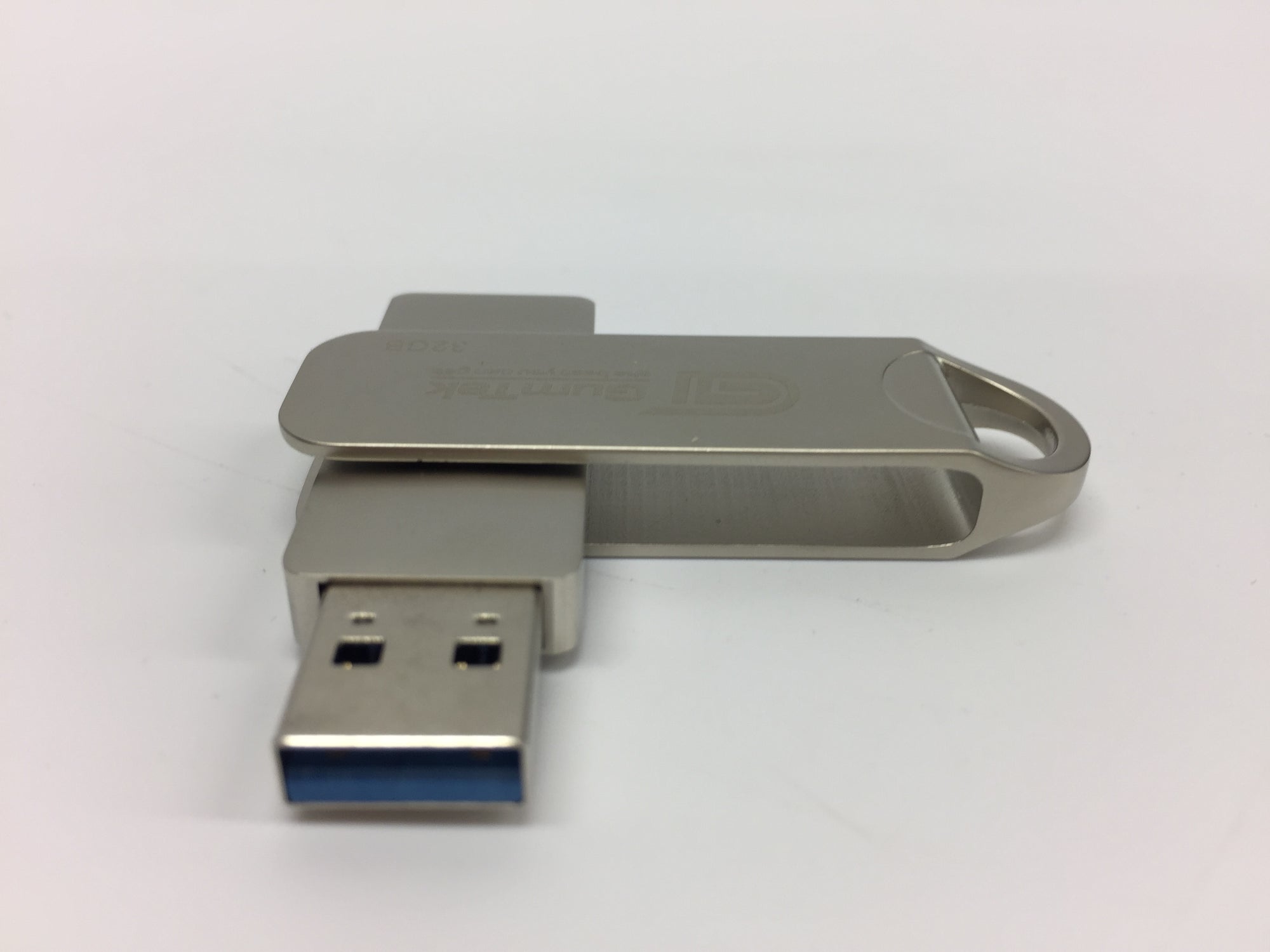 Gumtek 32/64/128GB USB 3.0 Metal Flash Drive High Speed Memory Stick Pen Drive Silver